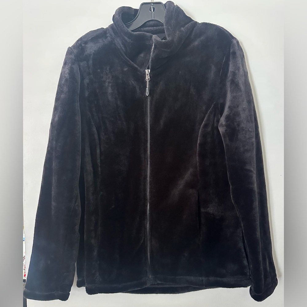 32 Degrees Black Full Fur Jacket